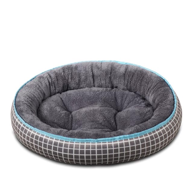 Saas Round Pet Bed Black