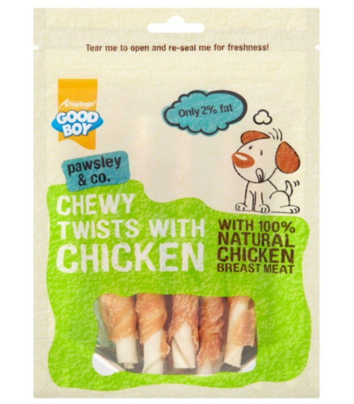Good Boy Chewy Chicken Twists
