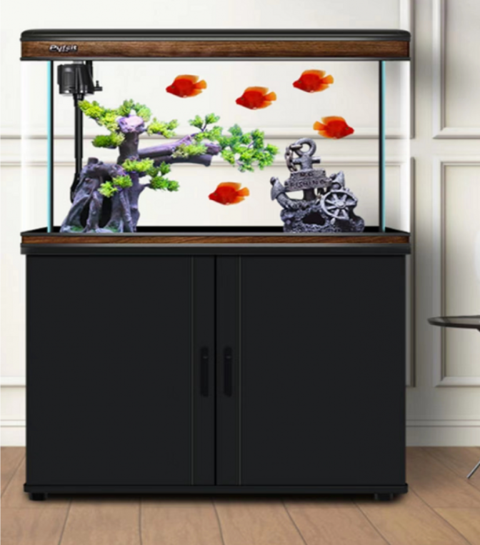 Karis Perfect Aquarium With Cabinet Black  620x370x500mm