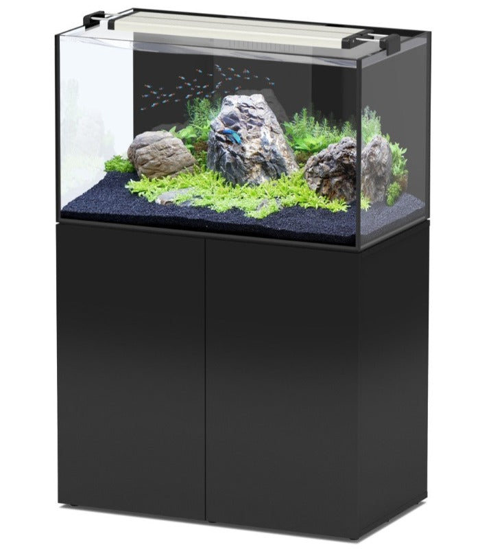 Aquaview 92 Aquarium + Cabinet 212L 2WD Black
