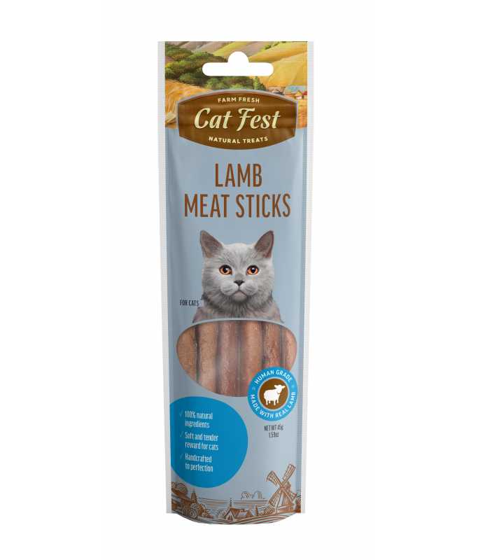 Cat Fest Lamb Meat Sticks Cat Treats - 45 g