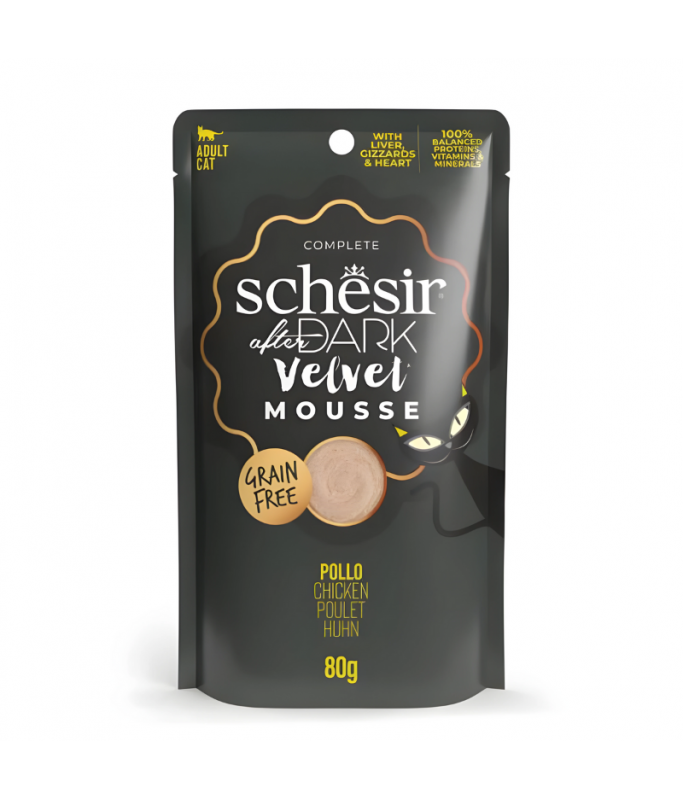 Schesir After Dark Velvet Mousse For Cat - Chicken 80g