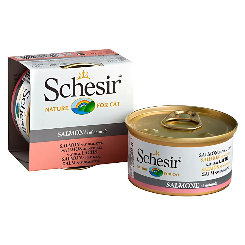 Schesir Cat Wet Food-Salmon Natural Style - 85g