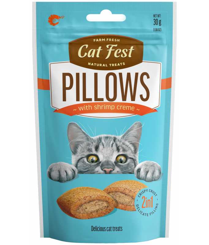 Cat Fest Pillows With Shrimp Cream- 30g