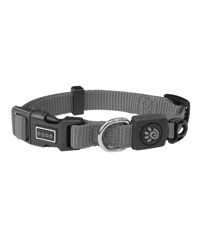 DOCO Signature Nylon Collar - Grey