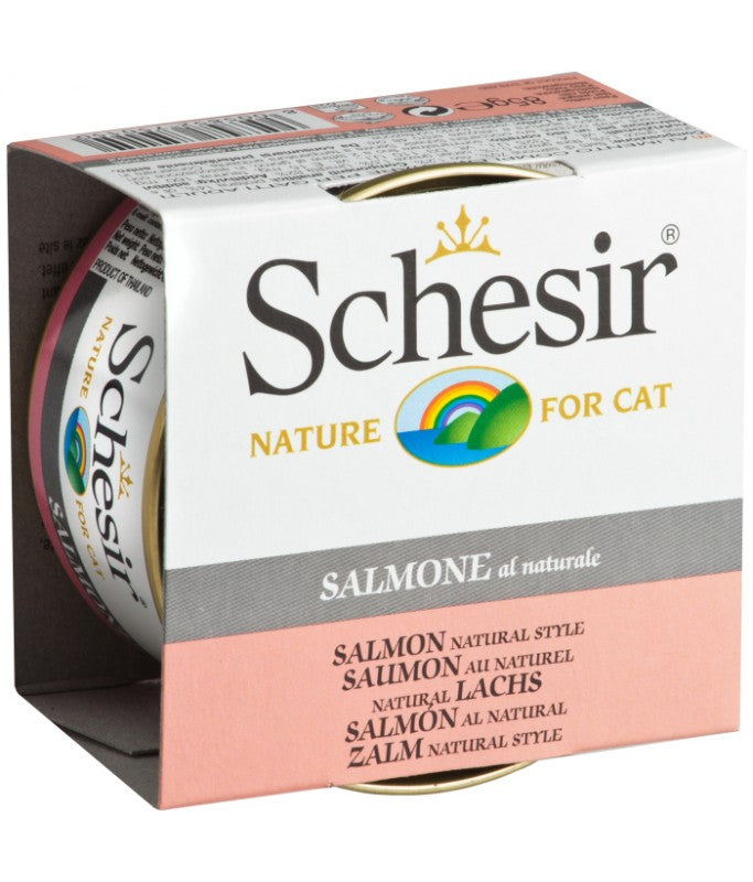 Schesir Cat Wet Food-Salmon Natural Style - 85g