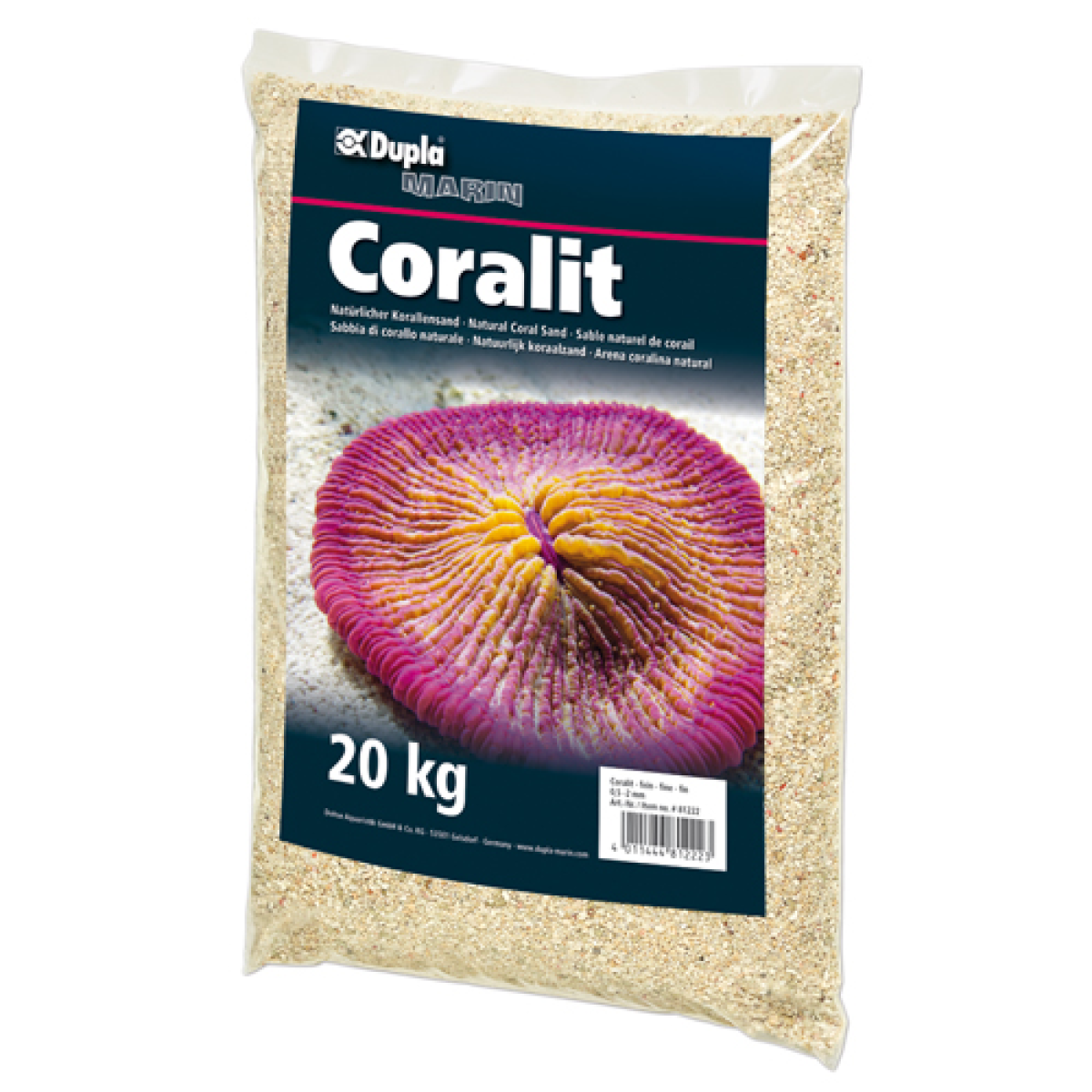 Coralit, Coral Sand Fine, 0.5 - 2 mm dia.