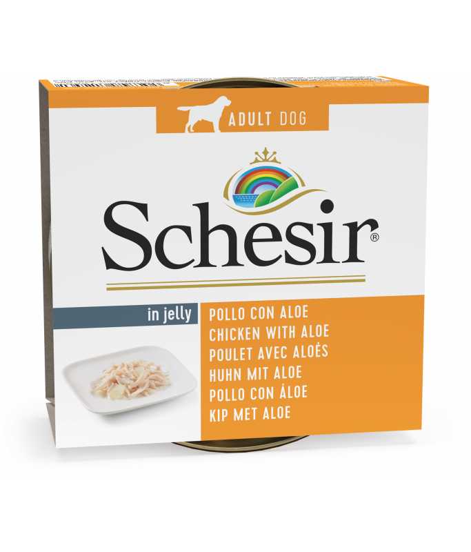 Schesir Dog Wet Food-Chicken Fillets With Aloe - 150g