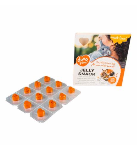 Duvo+ Small Pets Jelly Snack Carrot 12pcs x 1.2g