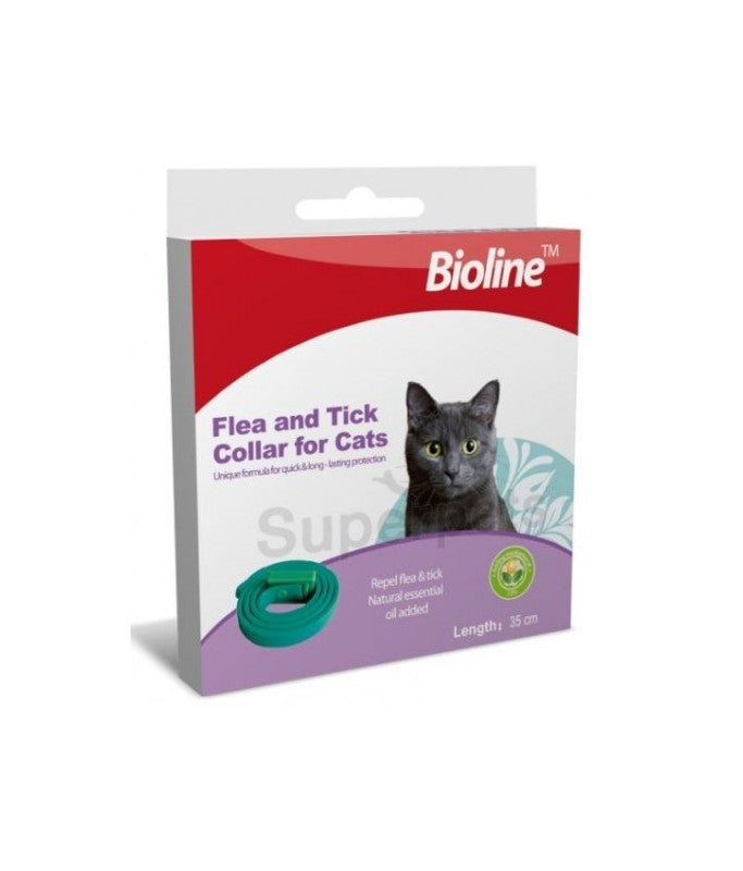 Bioline Flea And Tick Collar Cat 35cm