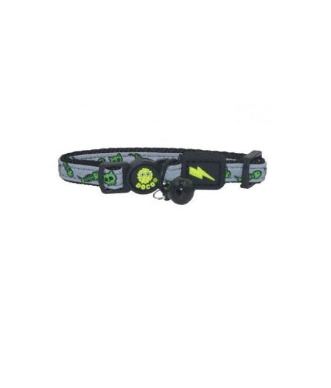 DOCO Reflective Cat Collar - Green