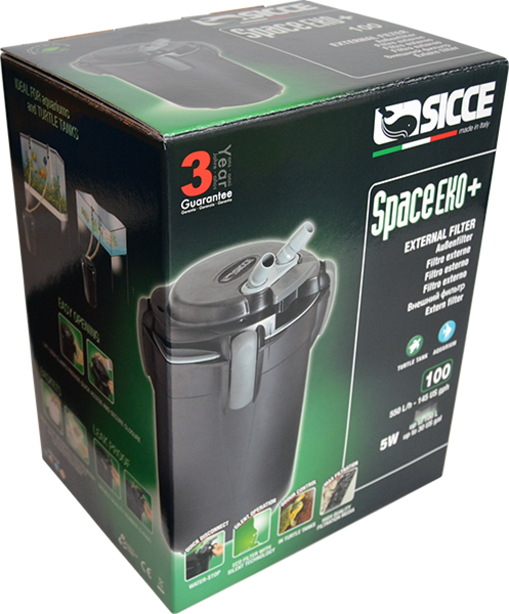 Sicce SPACE EKO+ 100 External Canister Filter 550 l/h