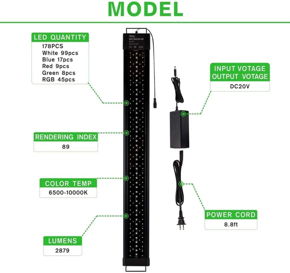 Hygger Full Spectrum LED Light