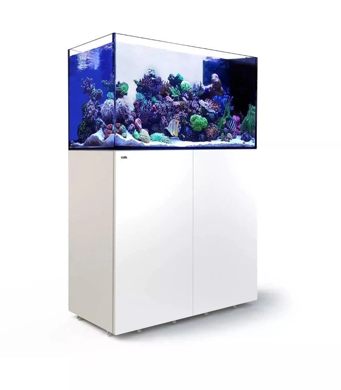 Boyu Marine Aquarium-White, Tank + Cabinet Set (Bottom Filtration System)