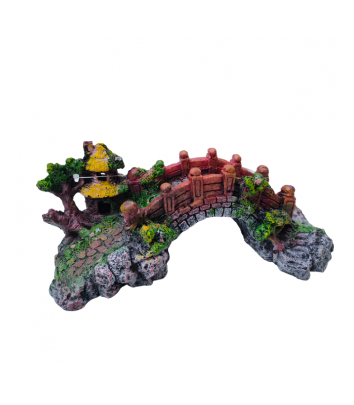 Aquarium Resin Decoration Bridge U -124