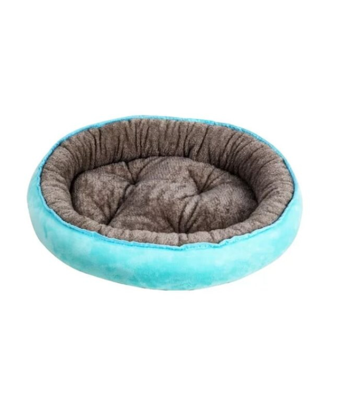 Saas Round Pet Bed Blue